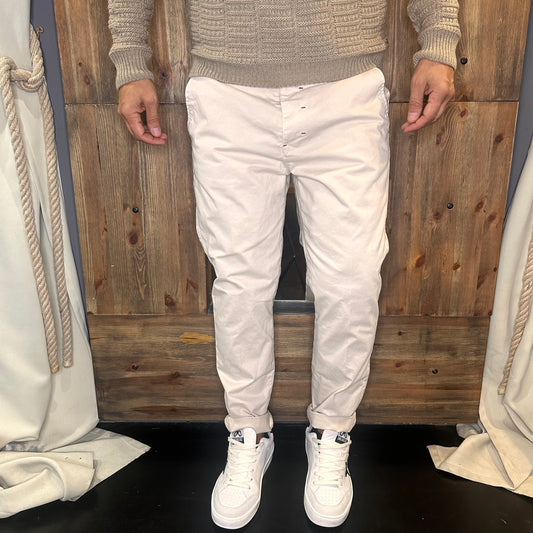 Pantalone Berna chinos panna