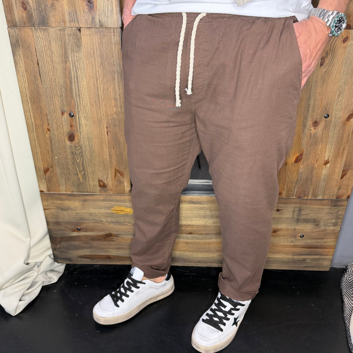 Pantalaccio lino moro