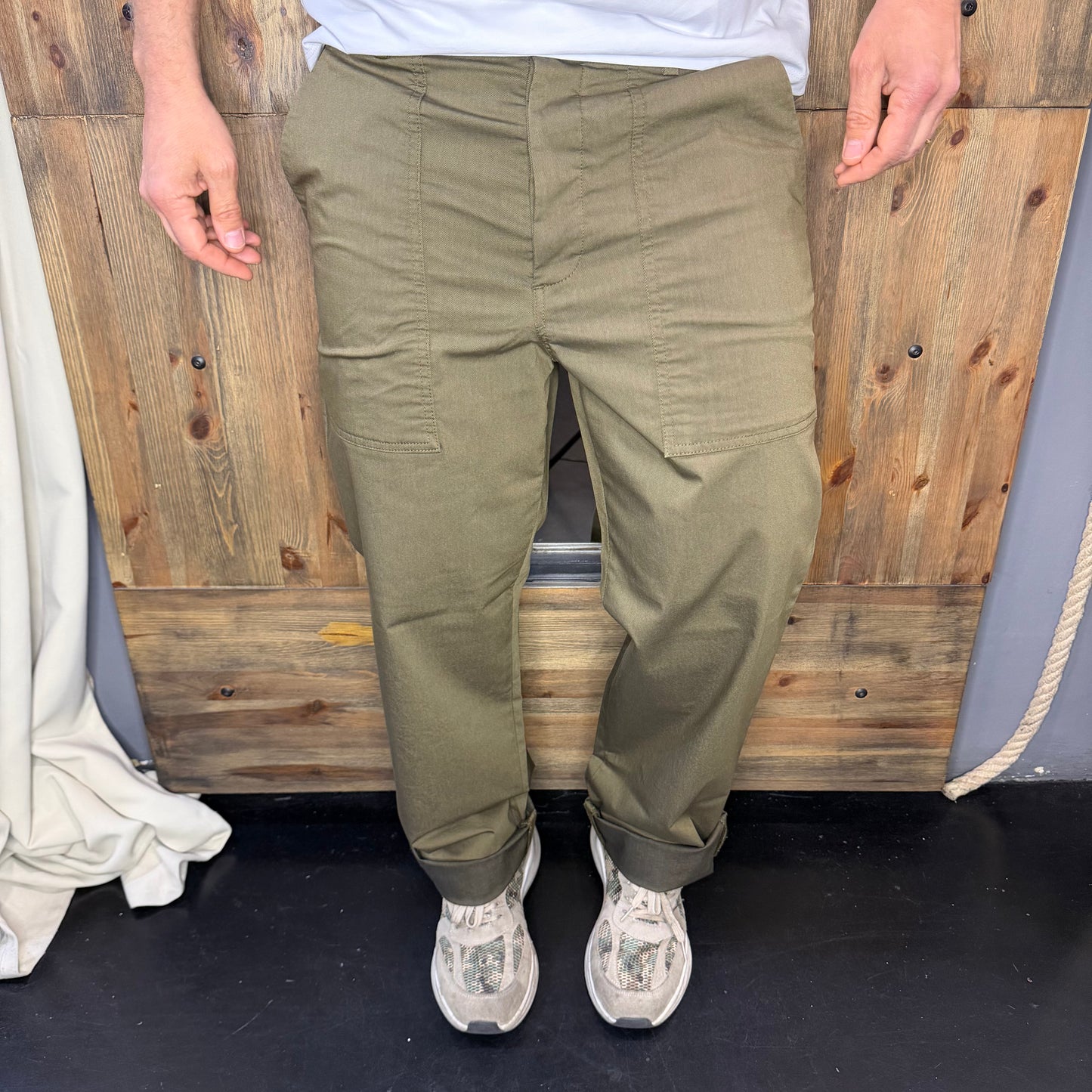 Pantalone replay fatigue verde