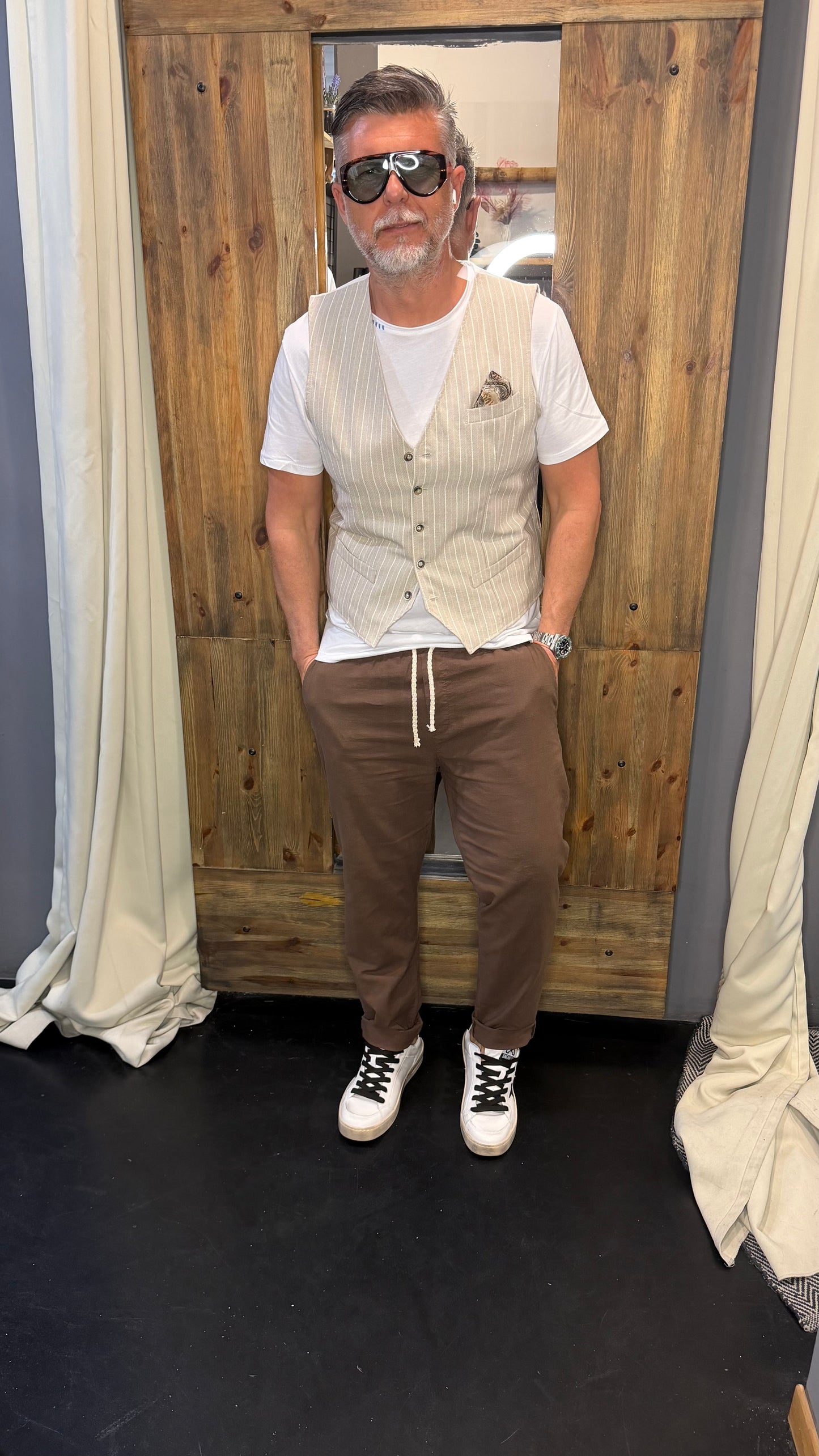 Pantalaccio lino moro
