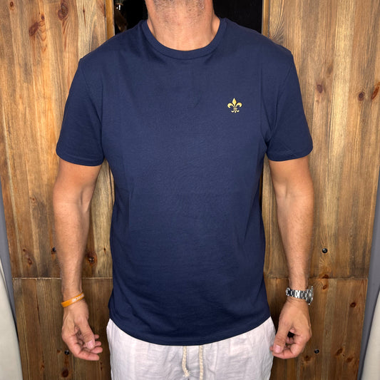 T-shirt BEART casual blu