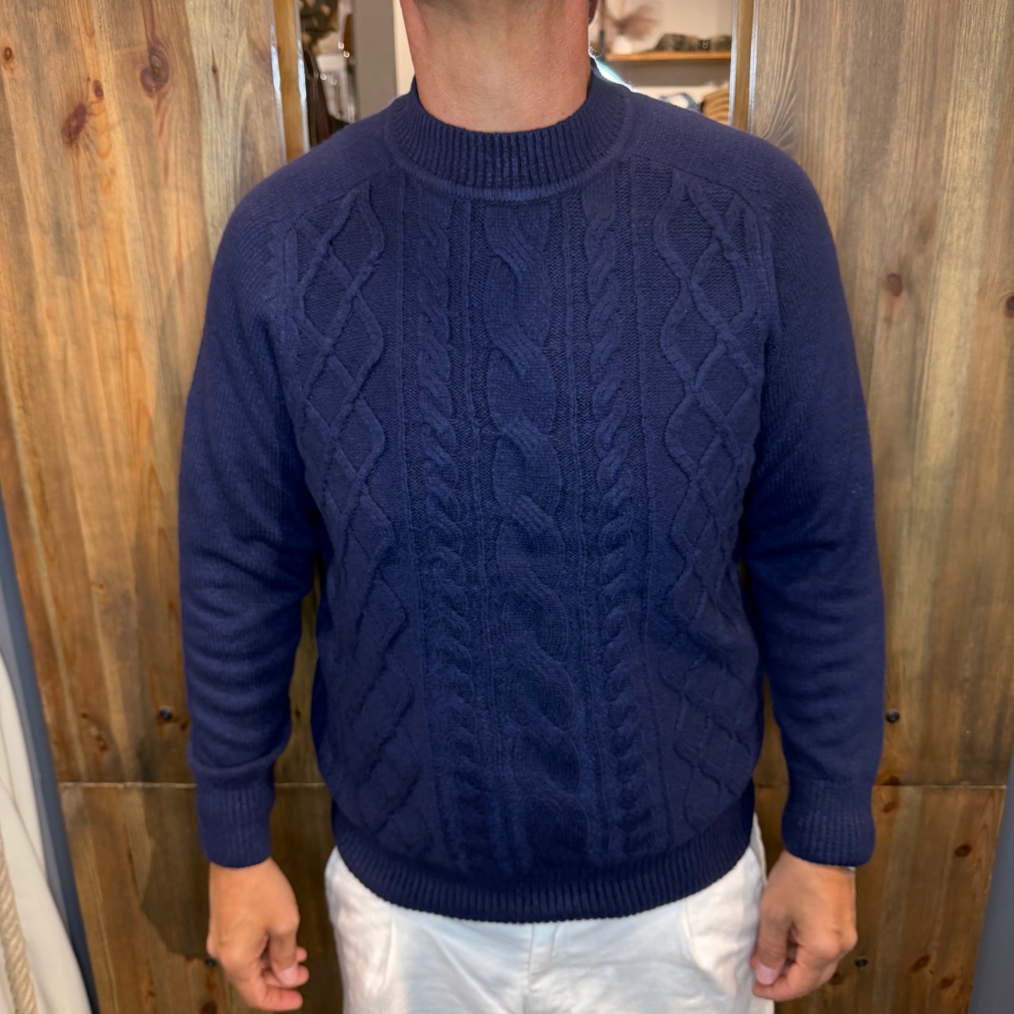 Maglia Galerie trecce blu