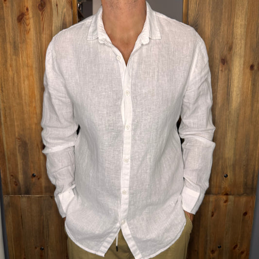 Camicia Lino Portofino bianca