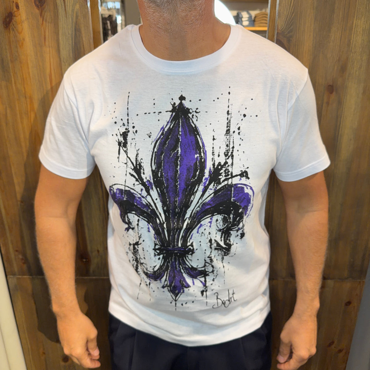 T-shirt BEART giglio viola