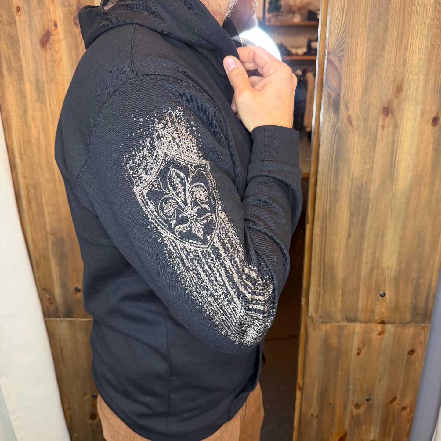 Felpa BEART giglio nera