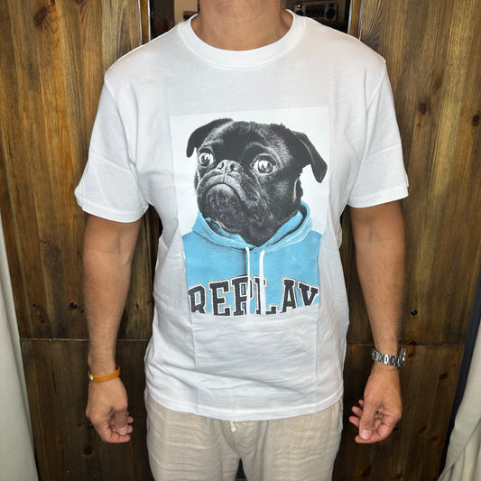 T-shirt replay dog