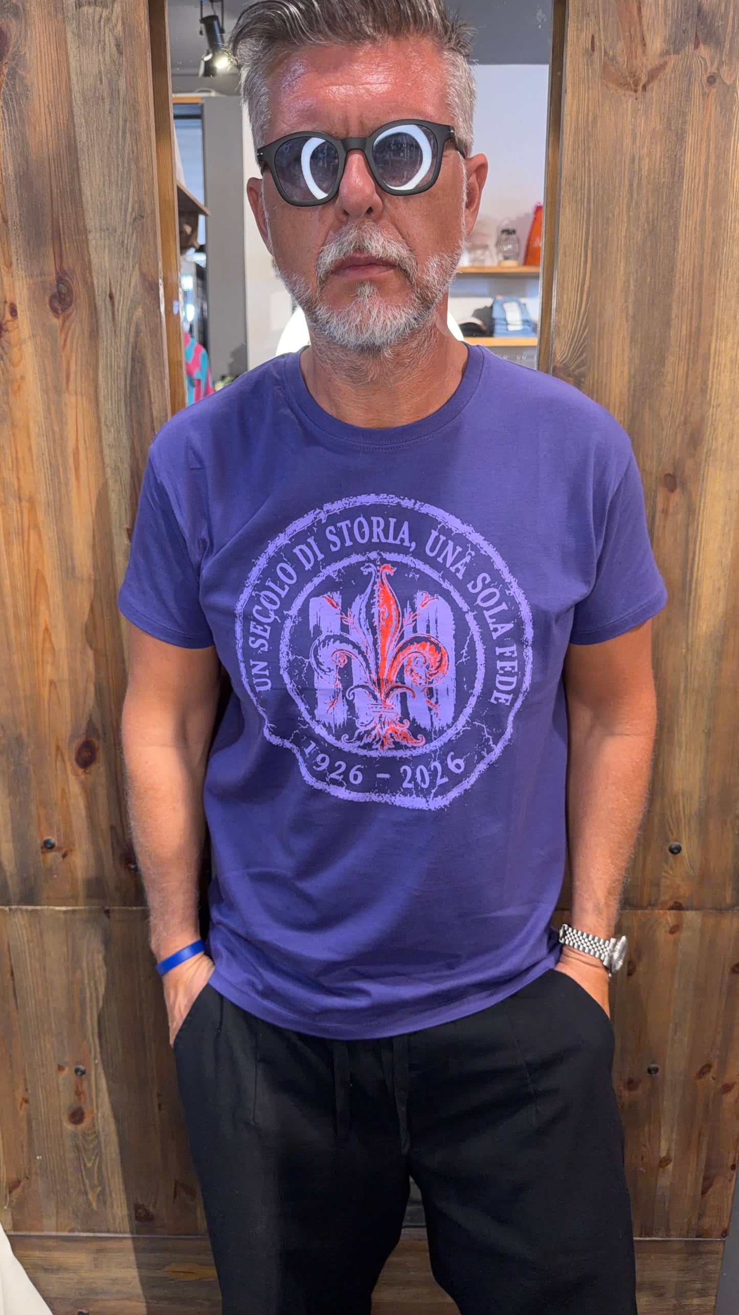 T-shirt VIOLA centenario