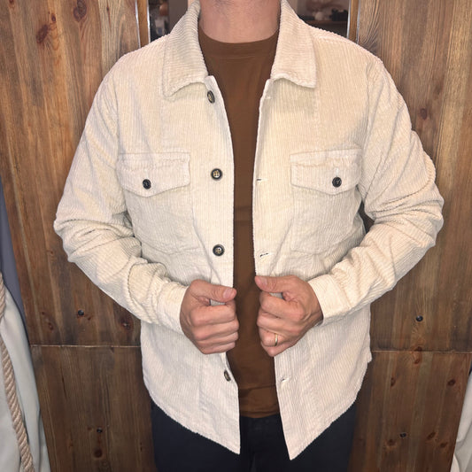 Overshirt Galerie velluto panna