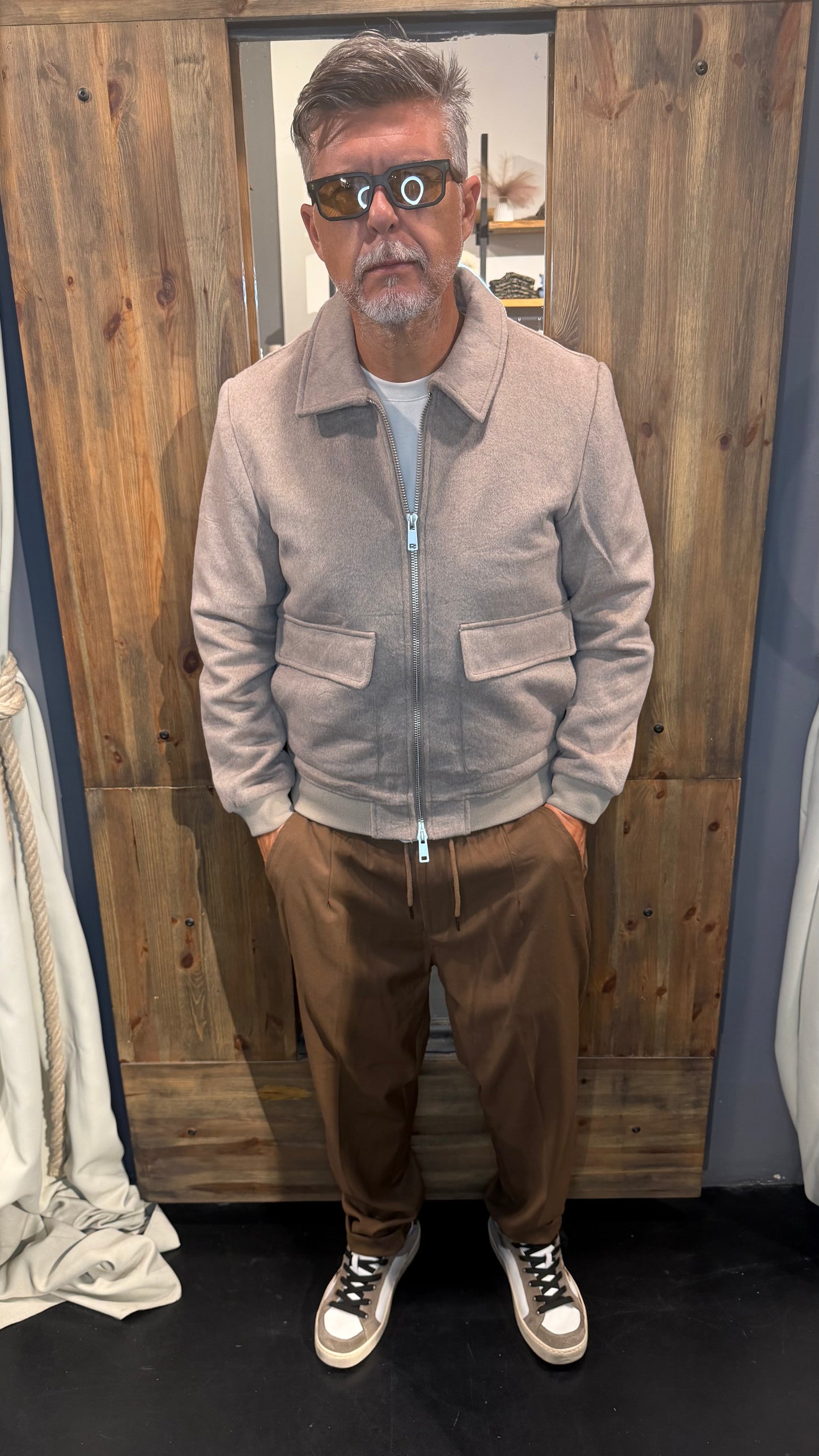 Bomber Galerie panno con zip
