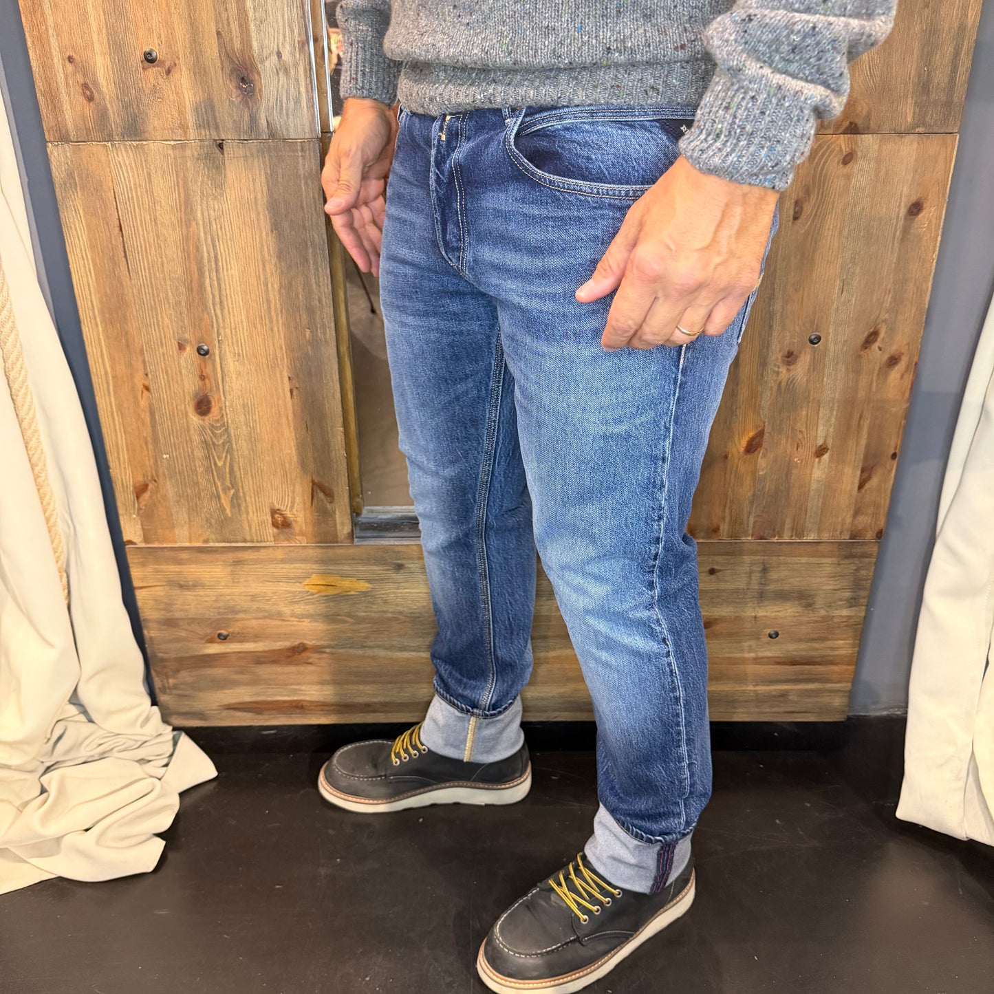 Jeans Replay Original Heritage – Blue Denim Middle Wash (Slim/Regular Fit) Willbi