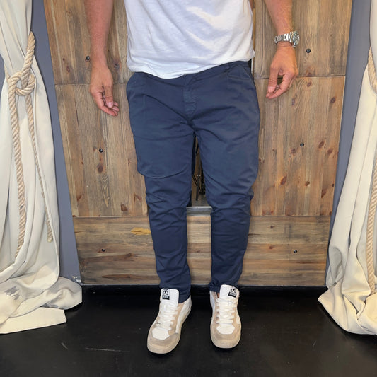 Pantalone chinos blu