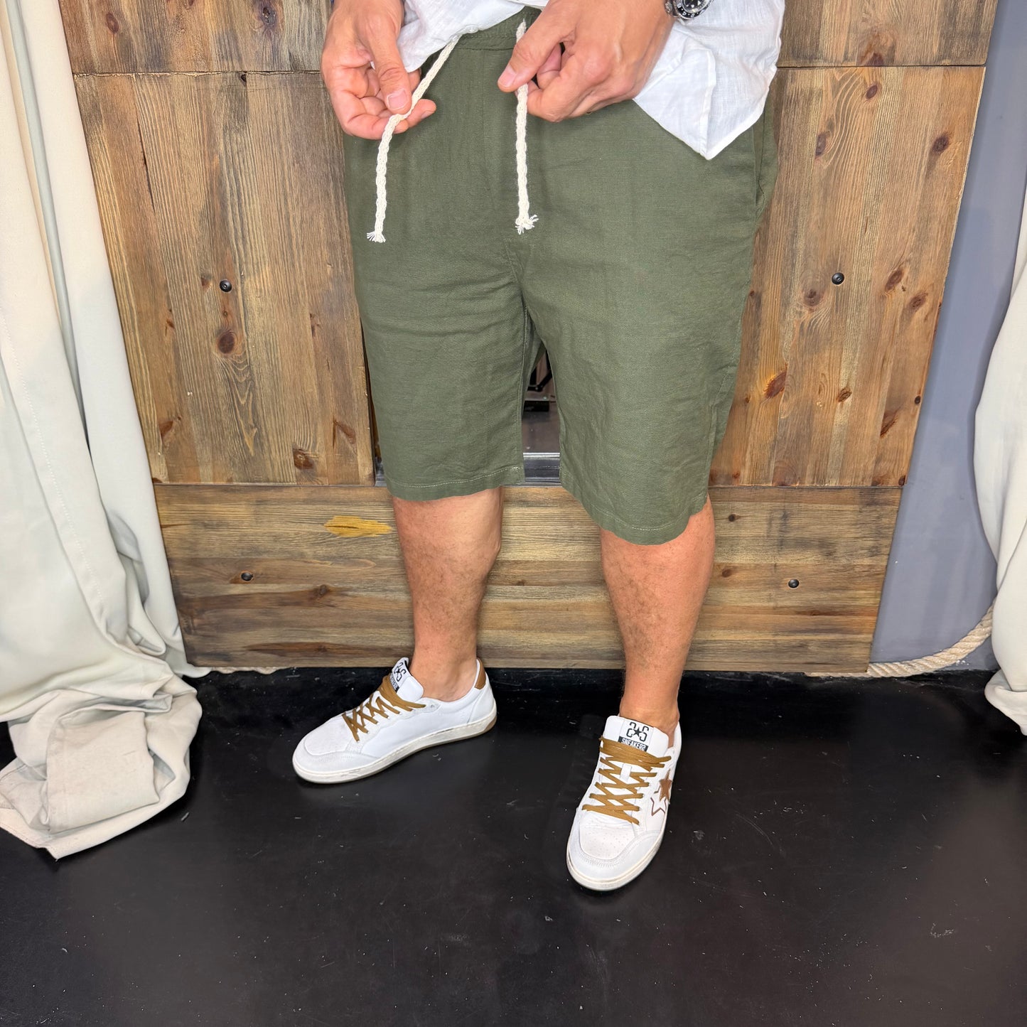 Bermuda Lino militare