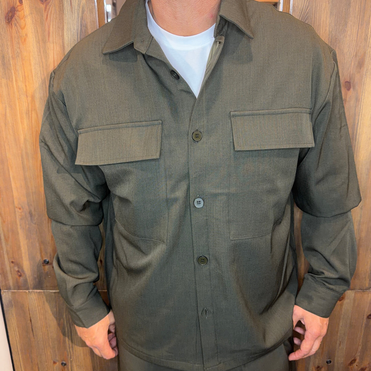 Completo coordinato En avance olive