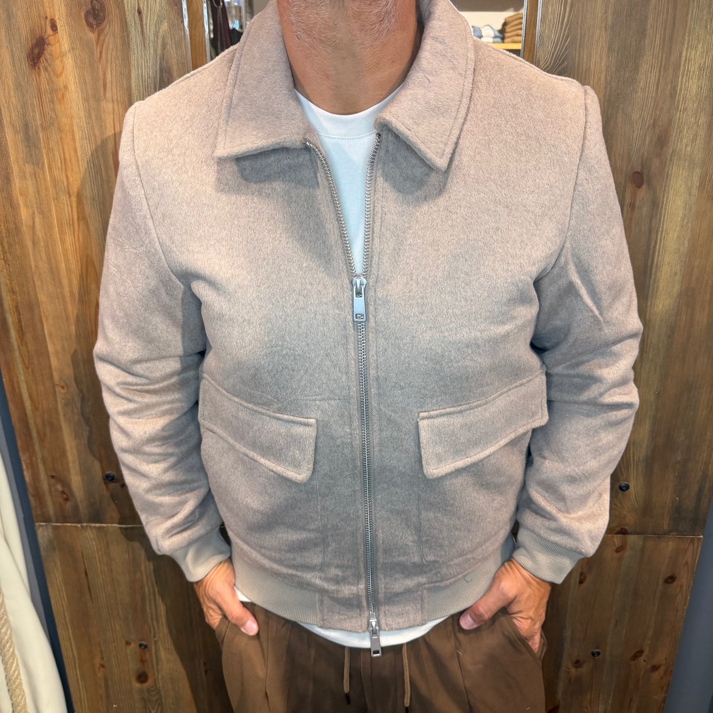 Bomber Galerie panno con zip
