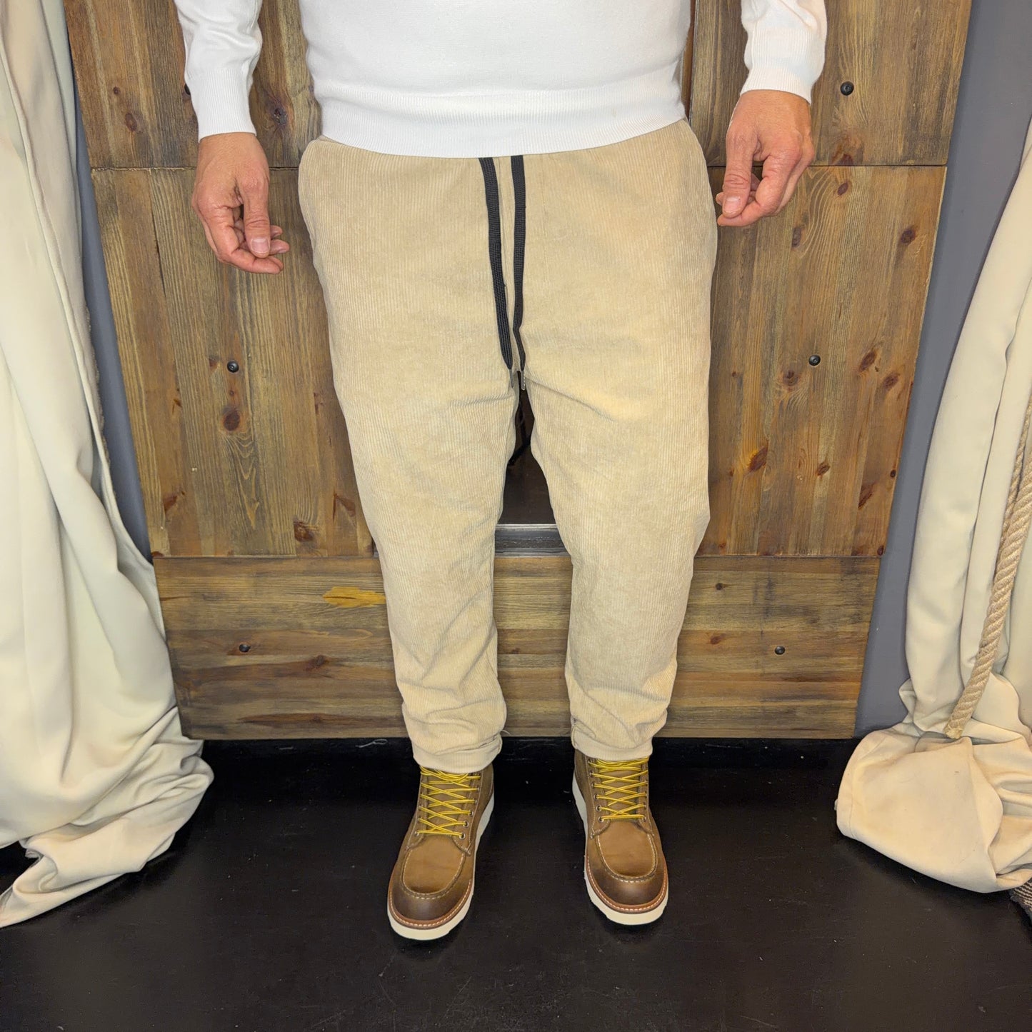 Pantalaccio velluto beige