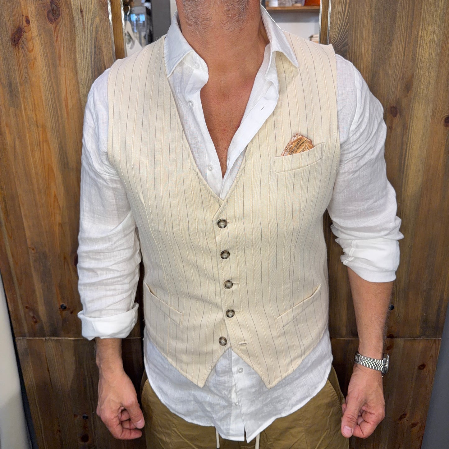 Gilet gessato Siviglia