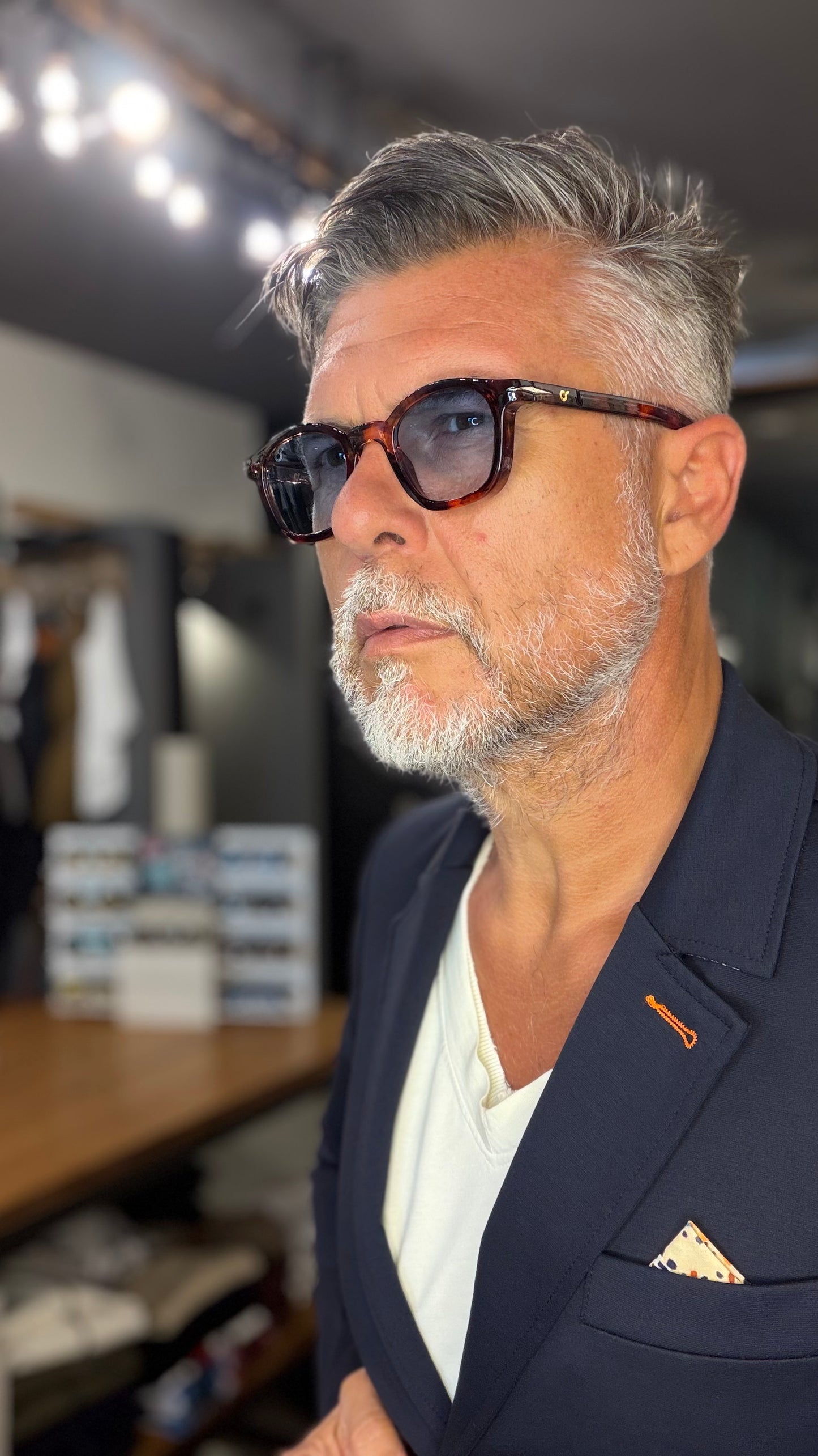 Occhiali Osunglasses Capri havana blu
