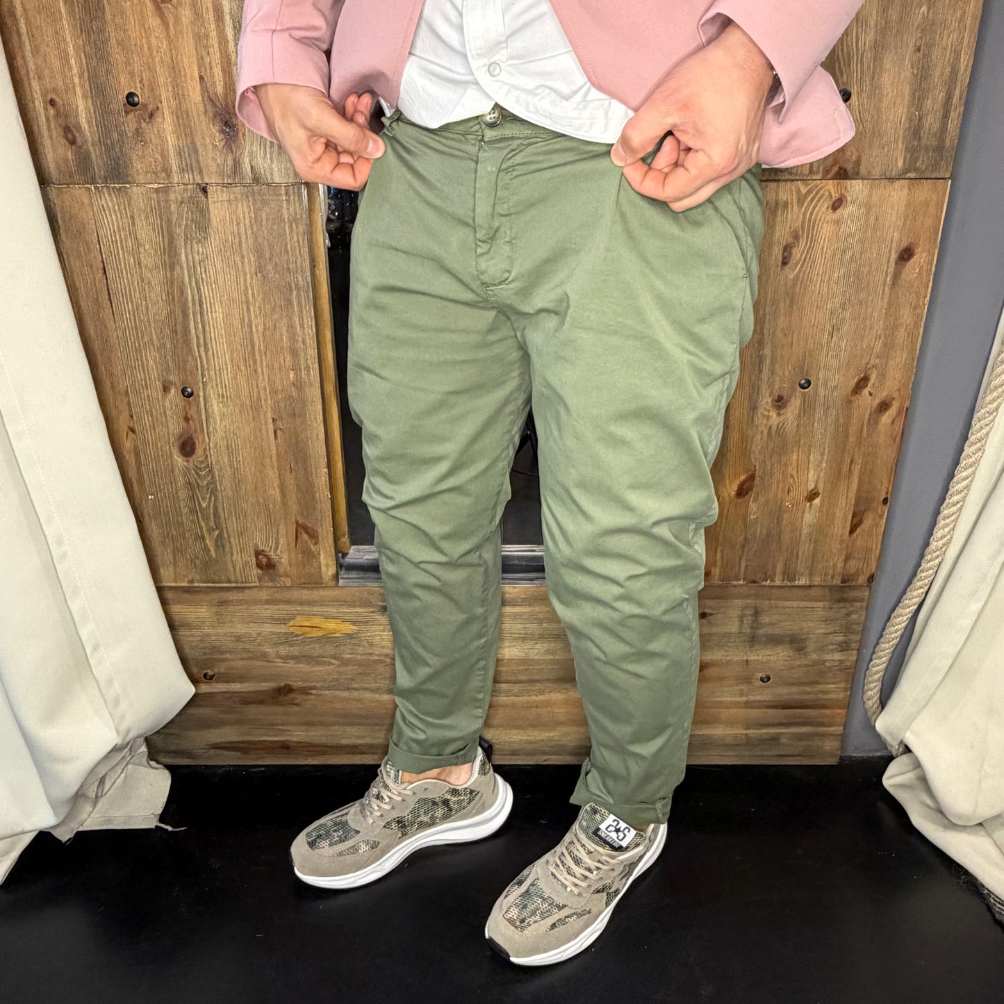 Chinos verde Bogotà