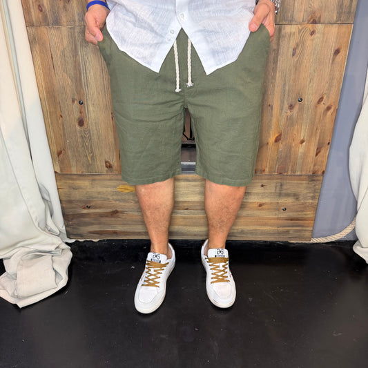 Bermuda Lino militare