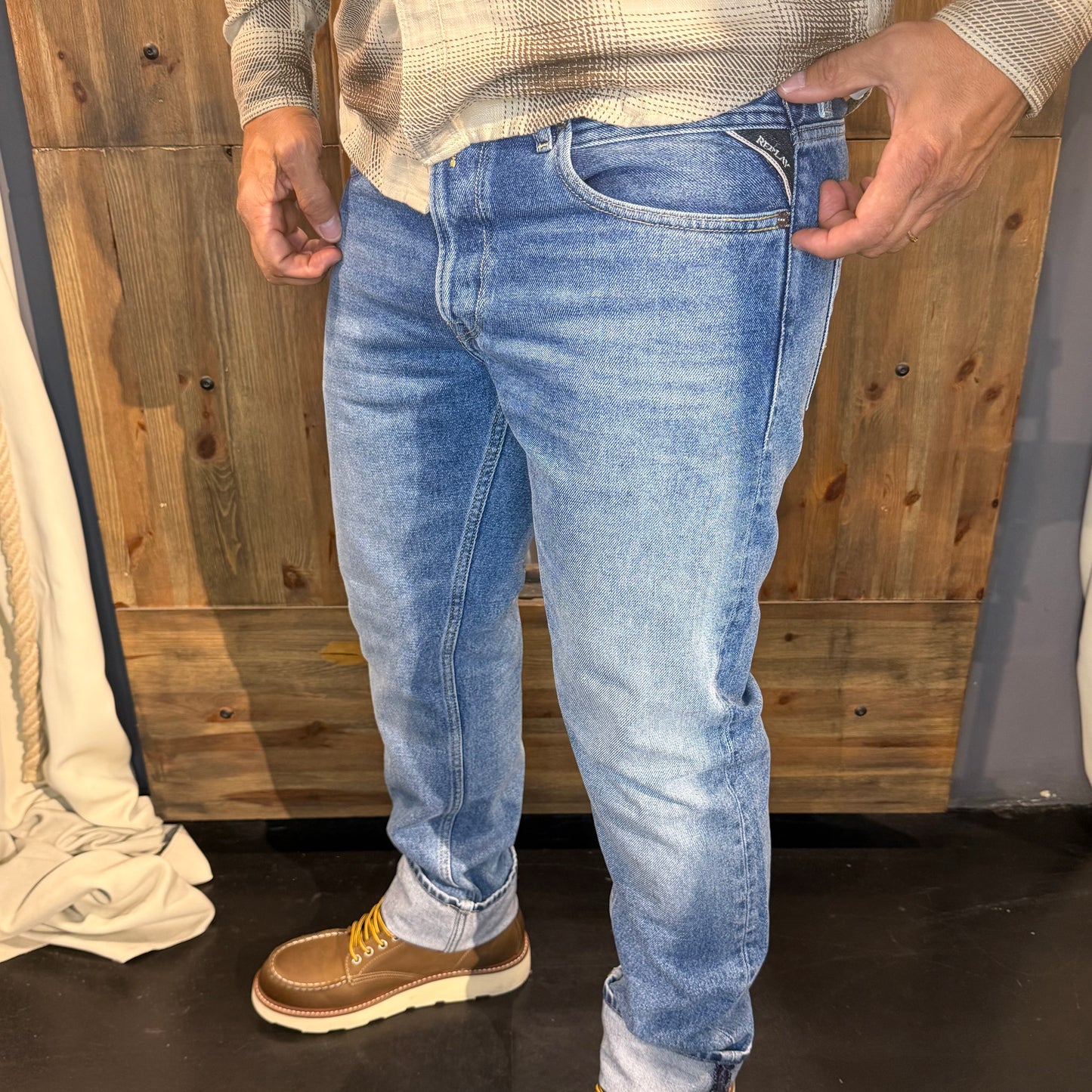 Jeans replay Groover stone washed used