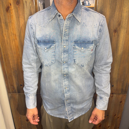 Camicia replay stone whased