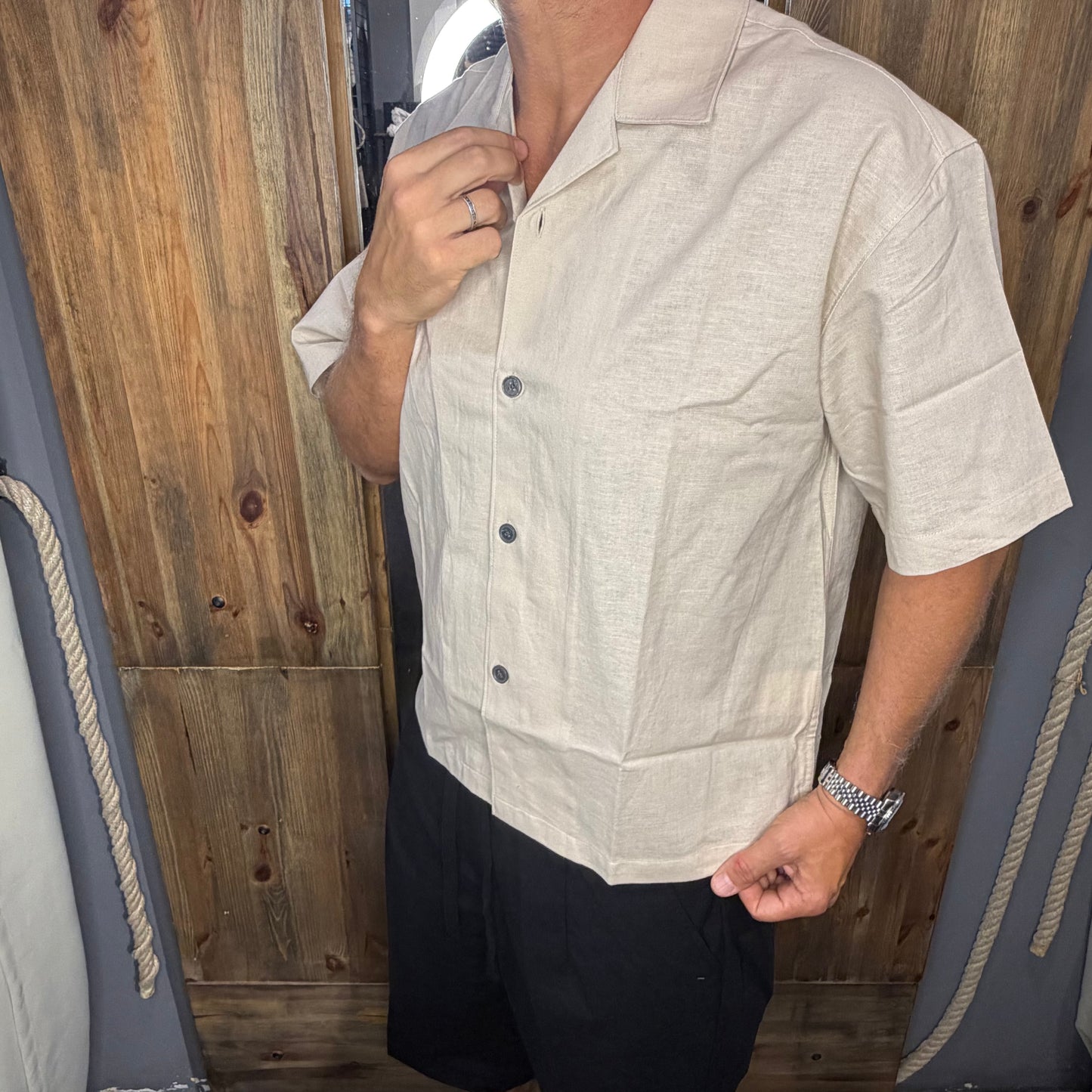 Camicia Galerie Boston sabbia