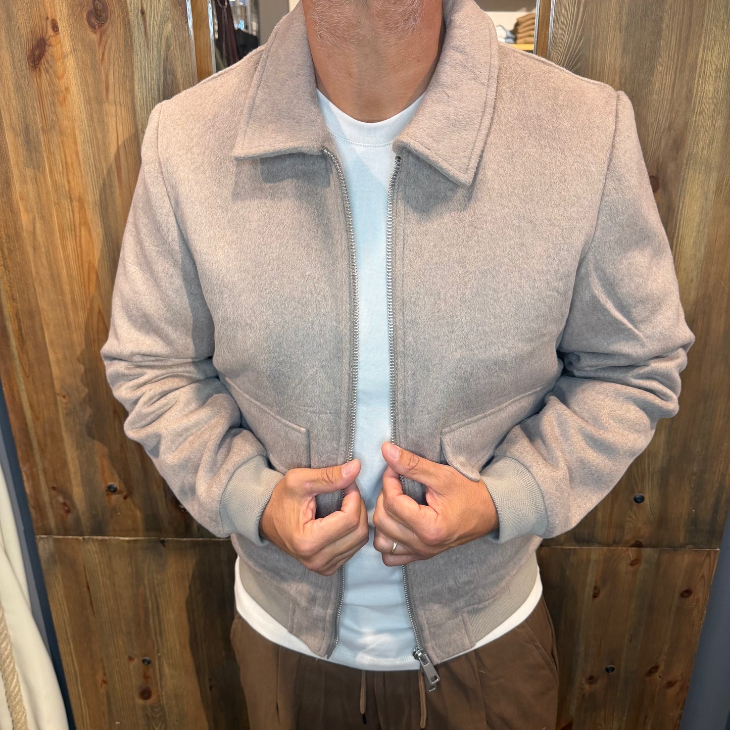 Bomber Galerie panno con zip