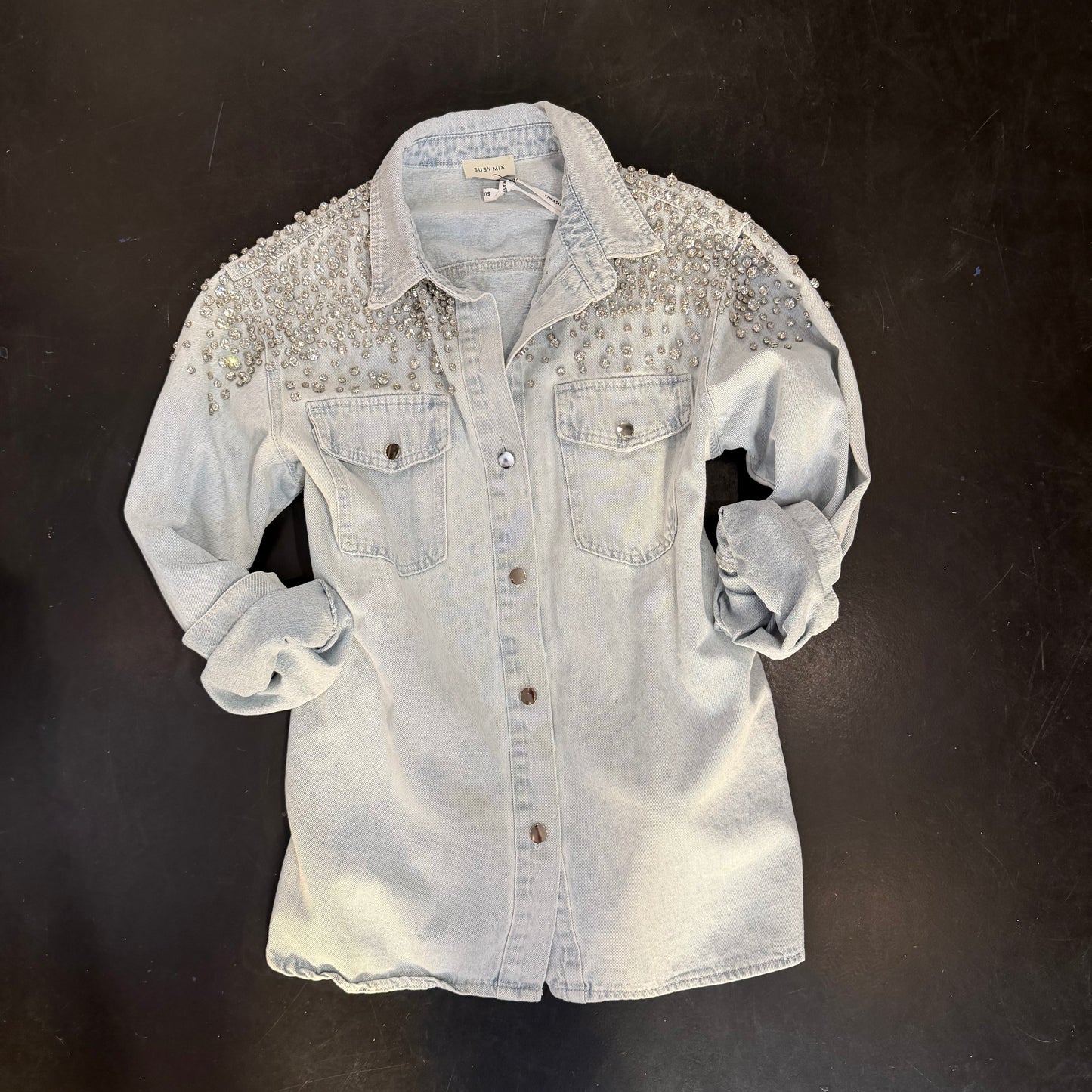 Camicia Susy mix strass
