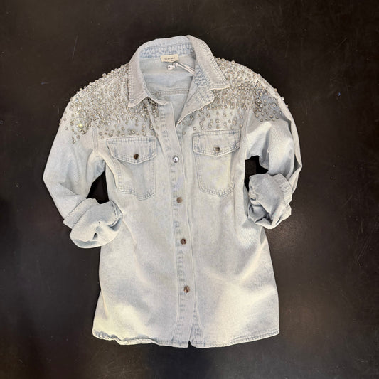 Camicia Susy mix strass