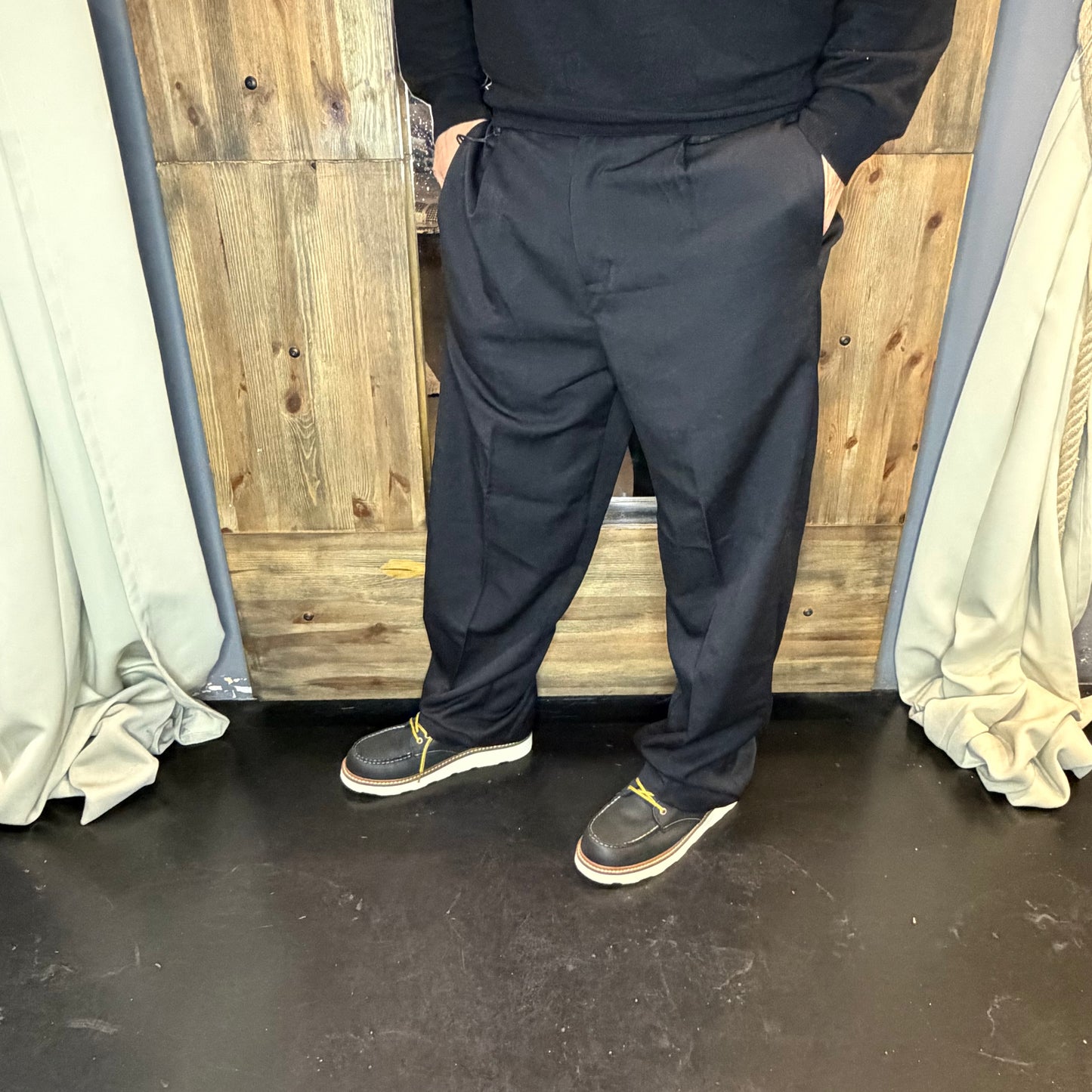 Pantalone baloon nero