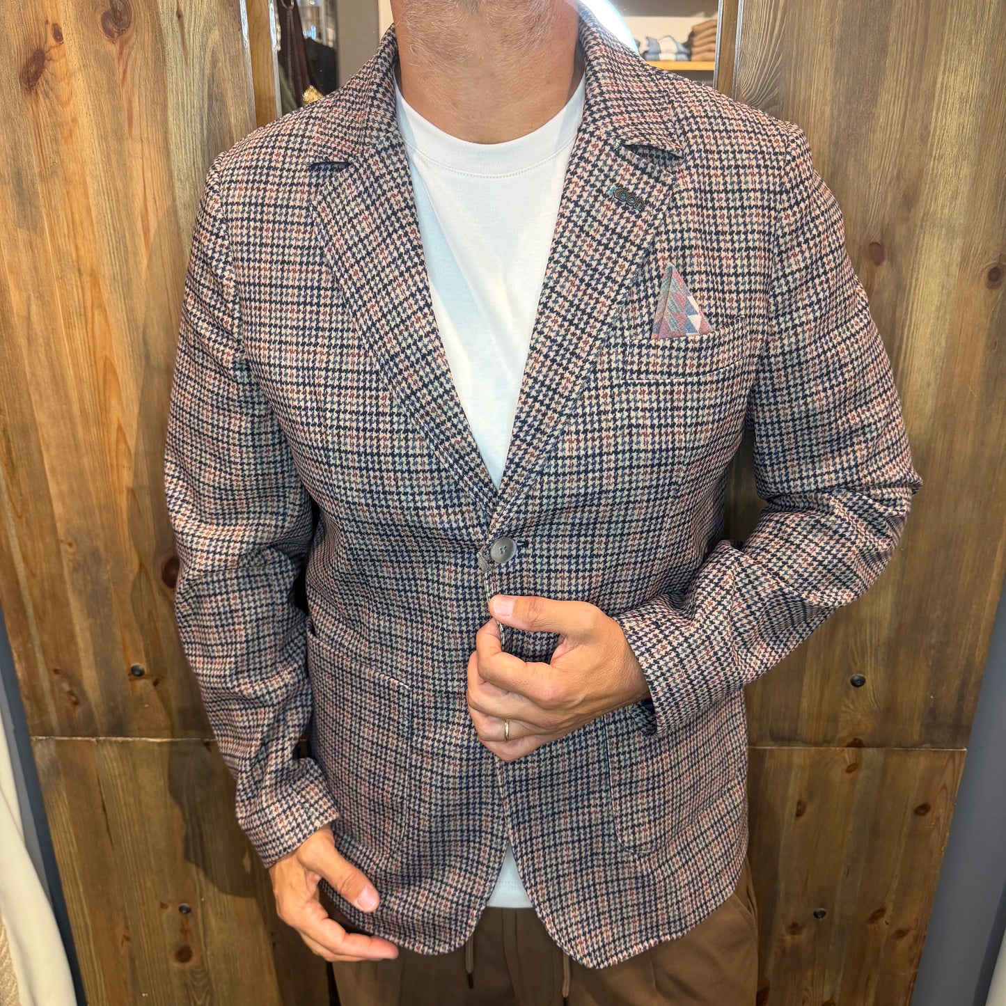 Giacca koon micro check