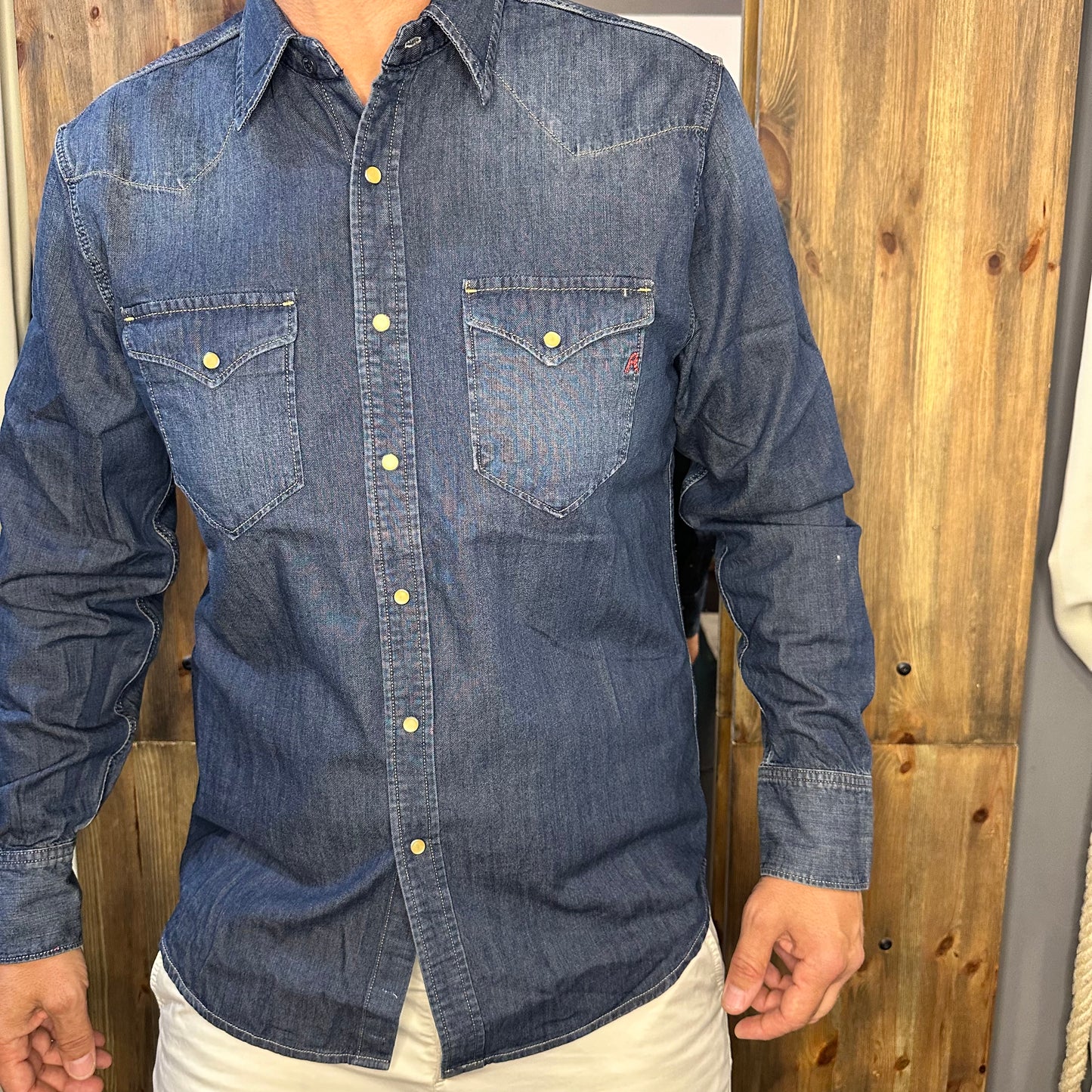 Camicia replay denim used blue