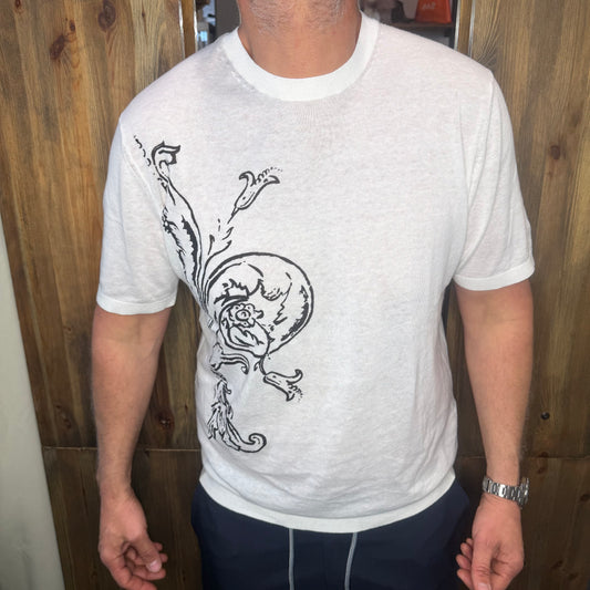 Maglia BEART filo di cotone bianco