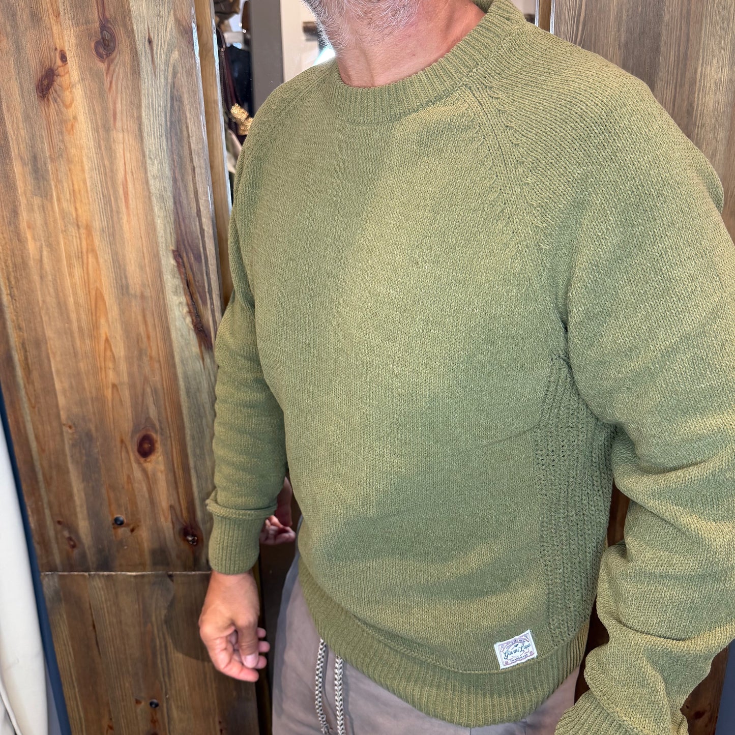Maglia Gianni lupo olive