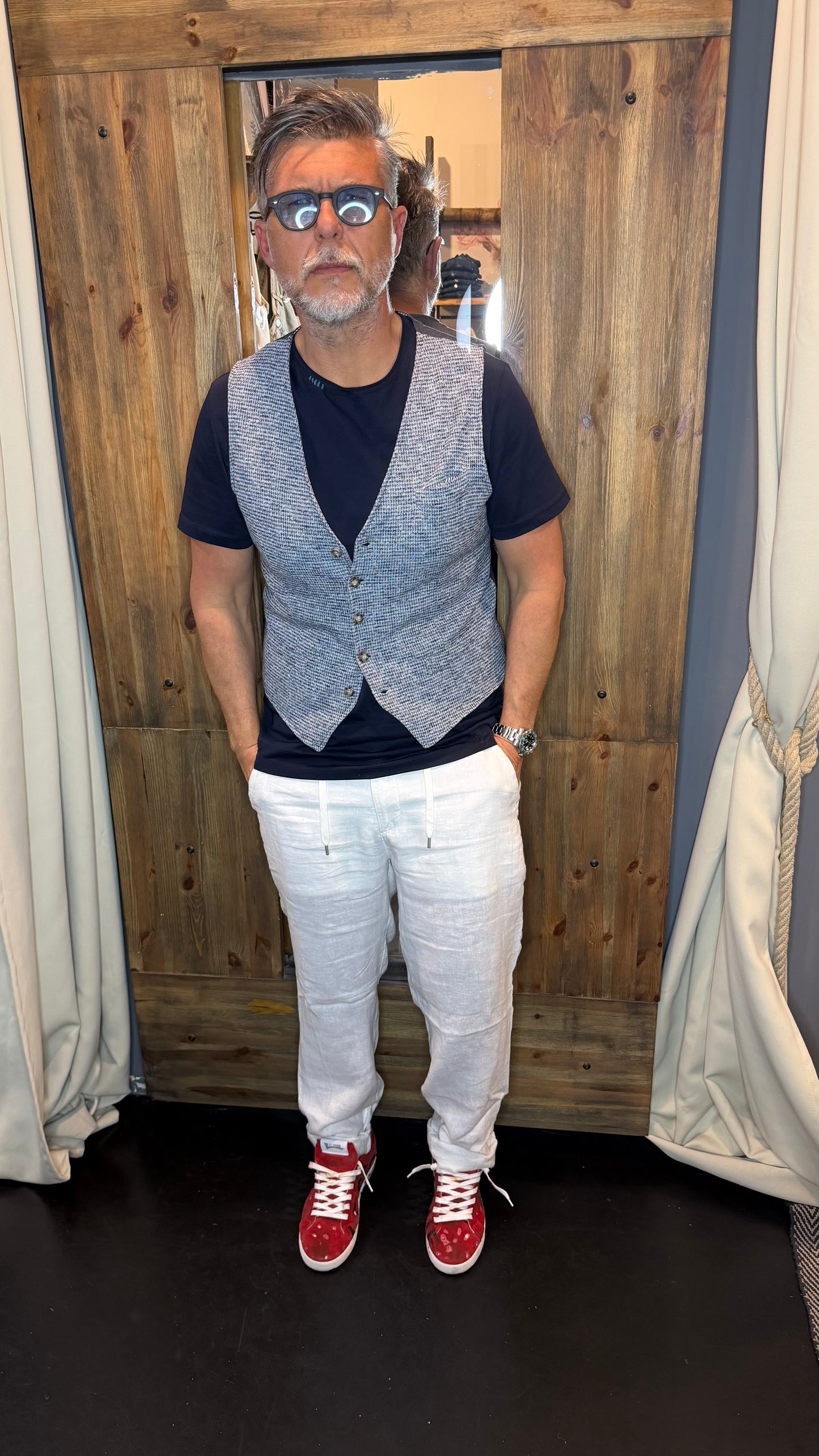 Gilet Barcellona blu