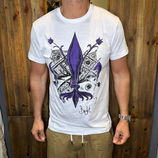 T-shirt BEART forza viola 4 chiese