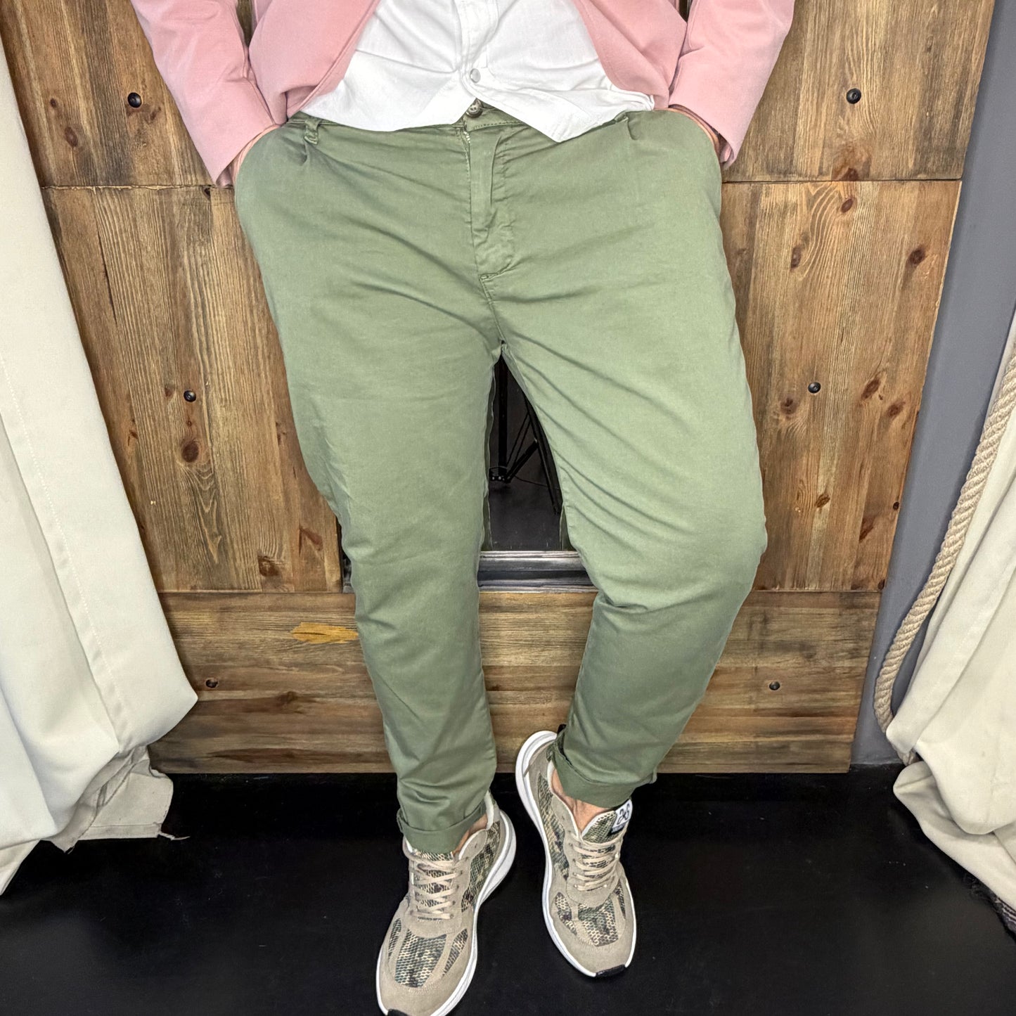Chinos verde Bogotà