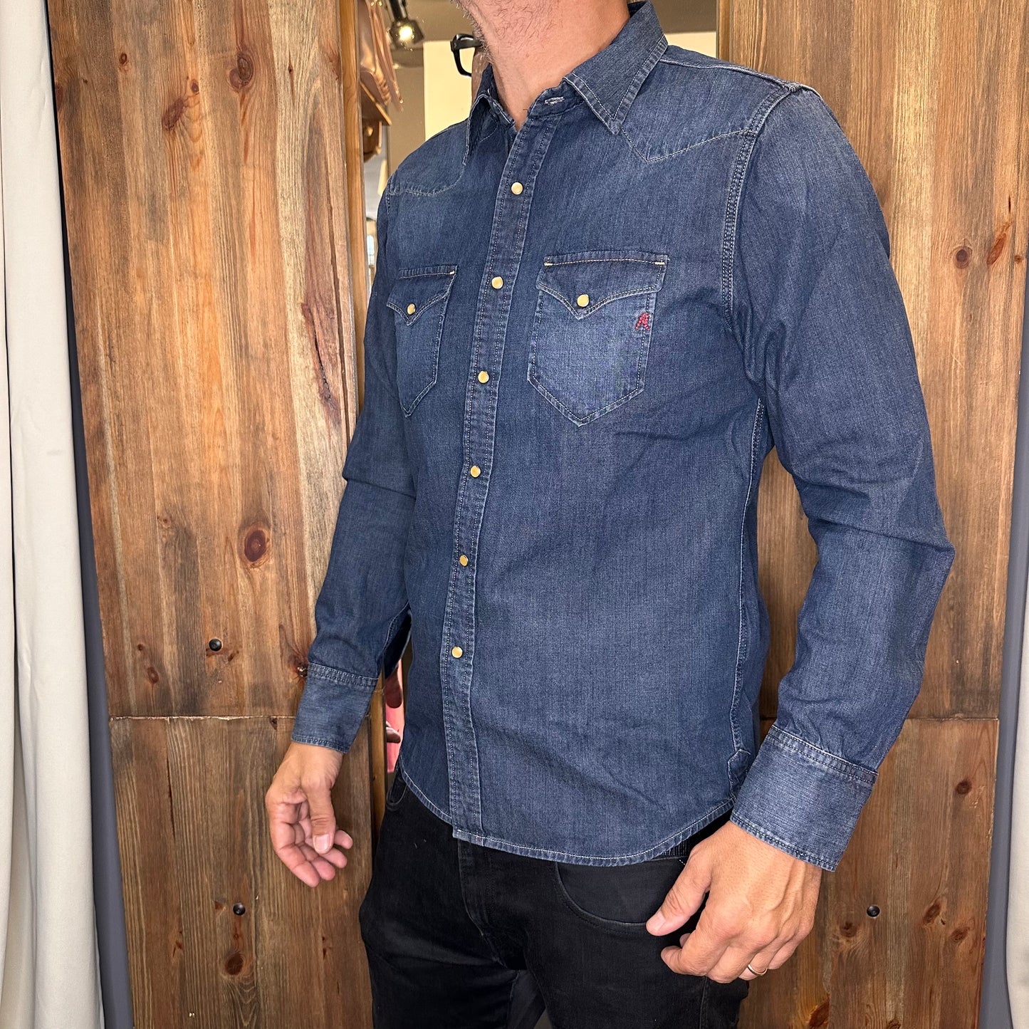 Camicia replay denim used blue