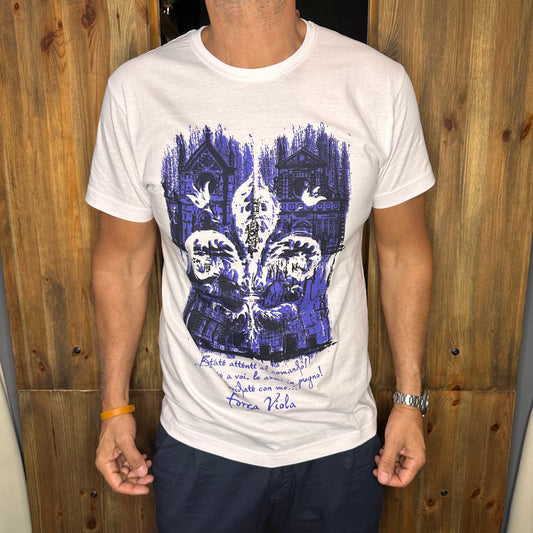 T-shirt BEART viola ultras