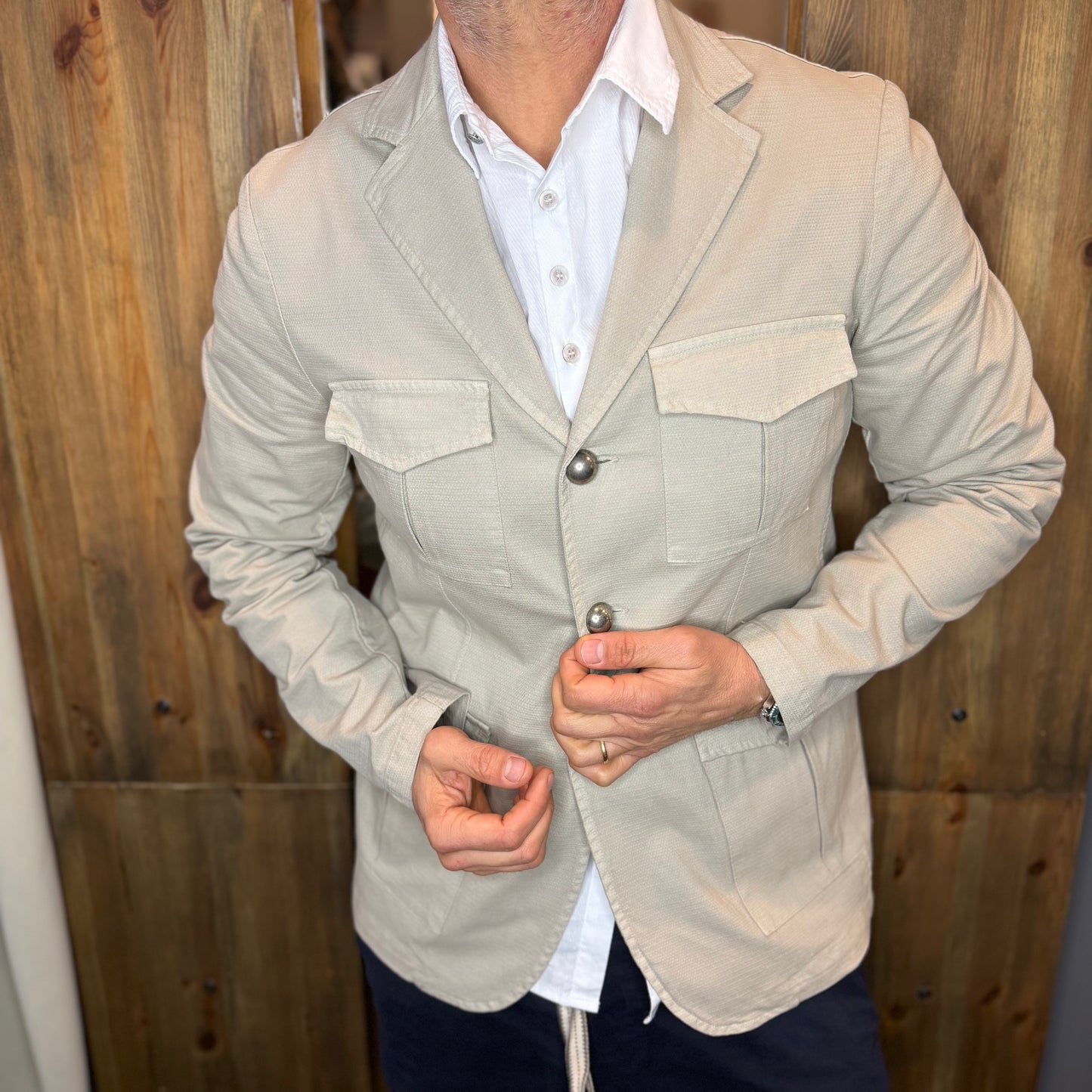 Giacca Douglas militare mastice