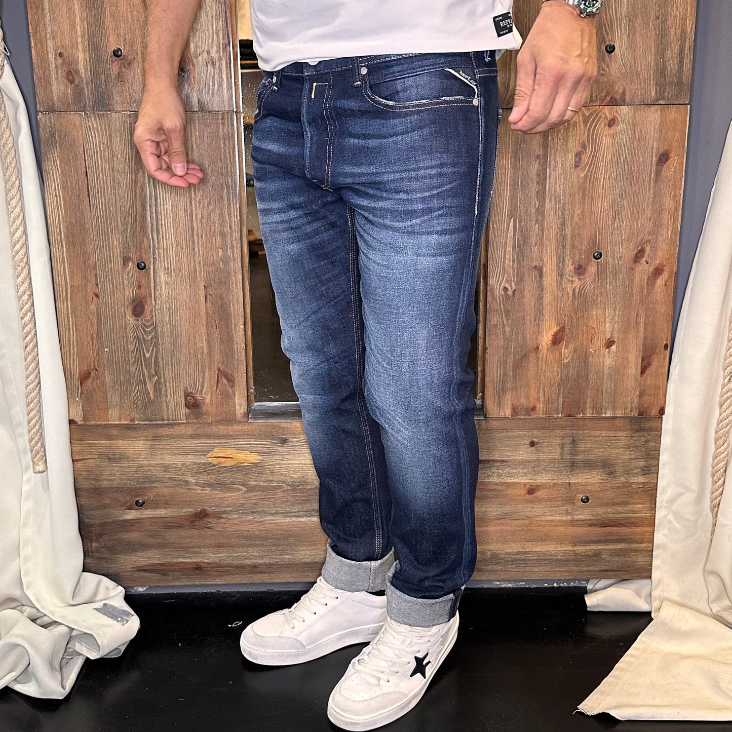 Jeans replay willbi blue denim