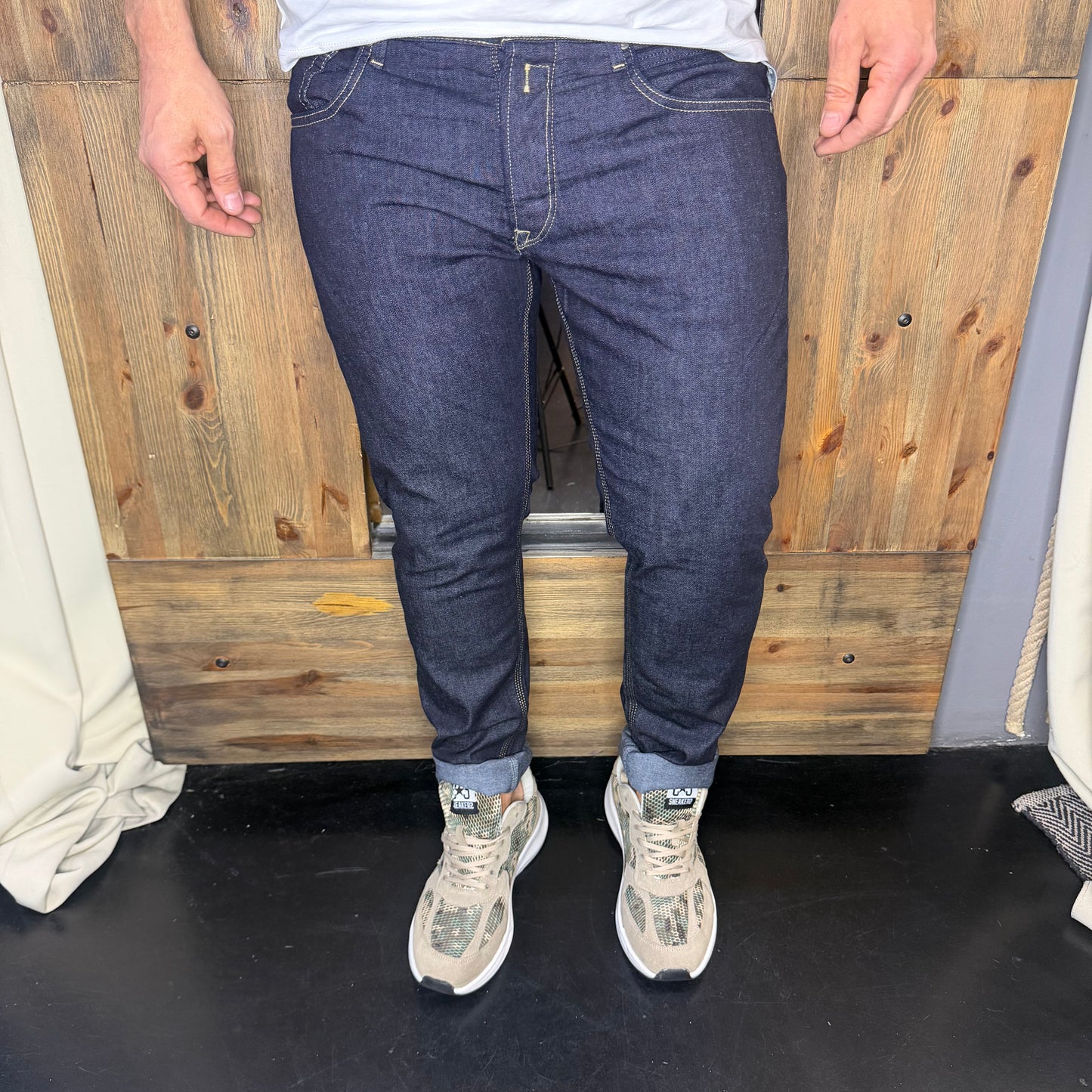 Jeans replay blue light denim