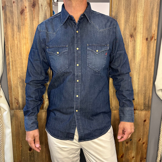 Camicia replay denim used blue