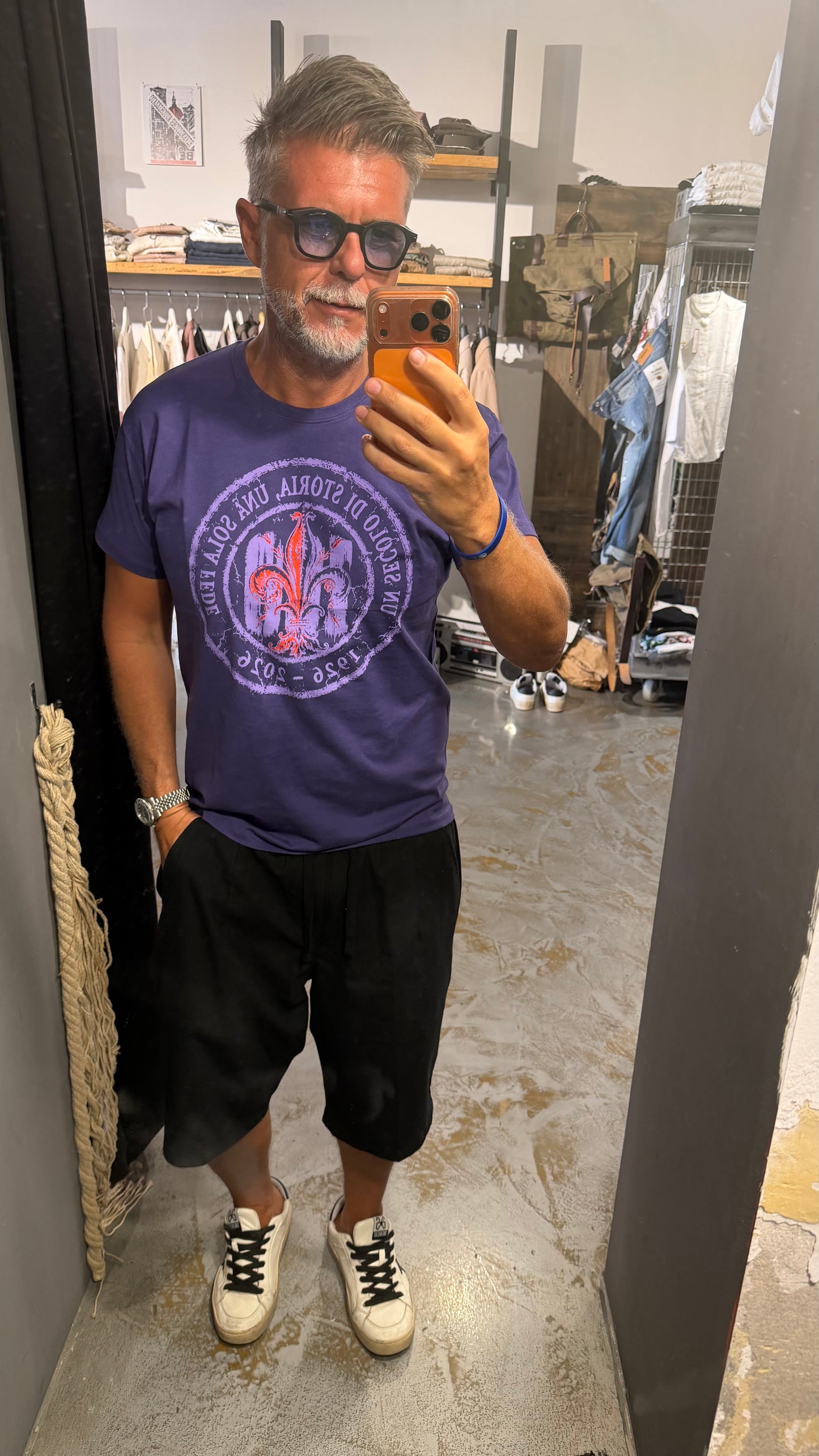 T-shirt VIOLA centenario