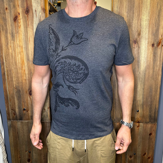 T-shirt BEART giglio grigia