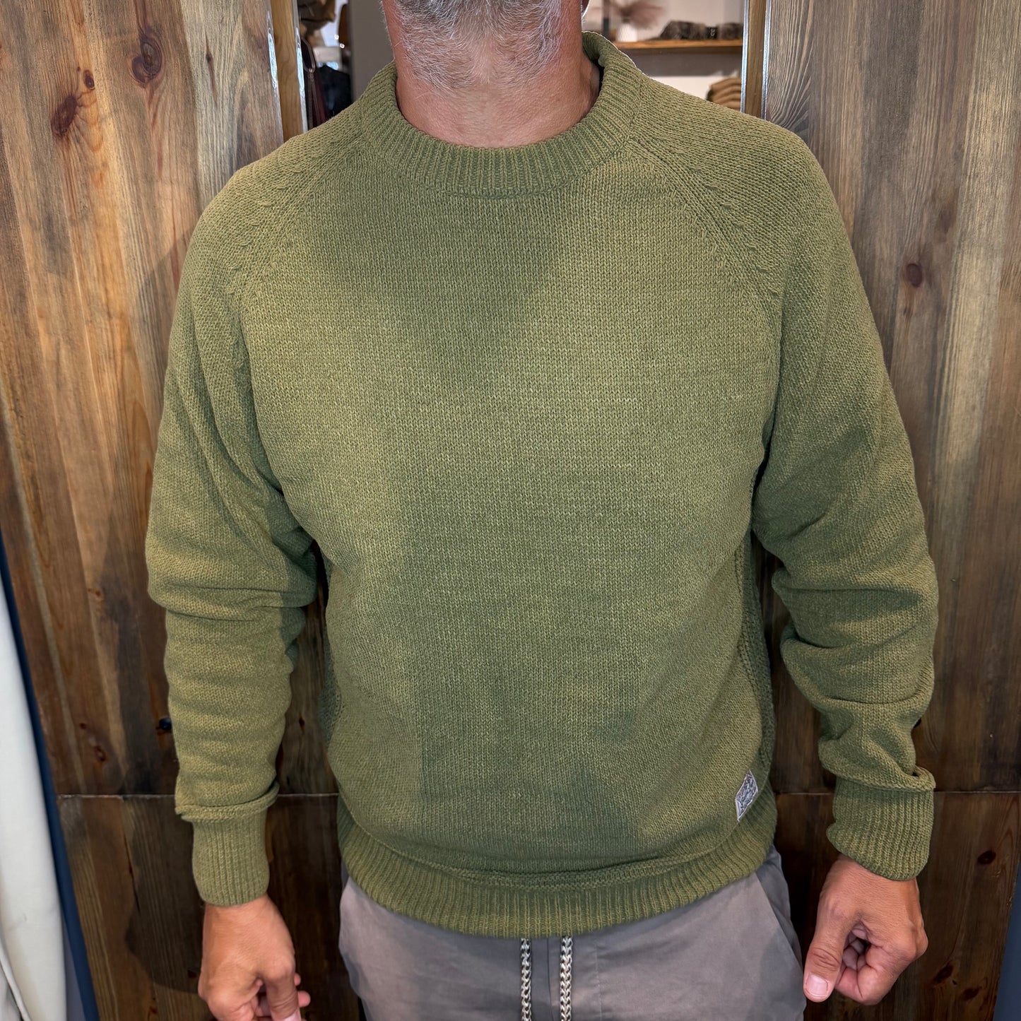 Maglia Gianni lupo olive