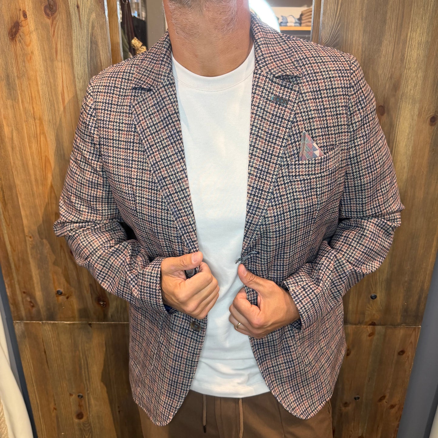 Giacca koon micro check
