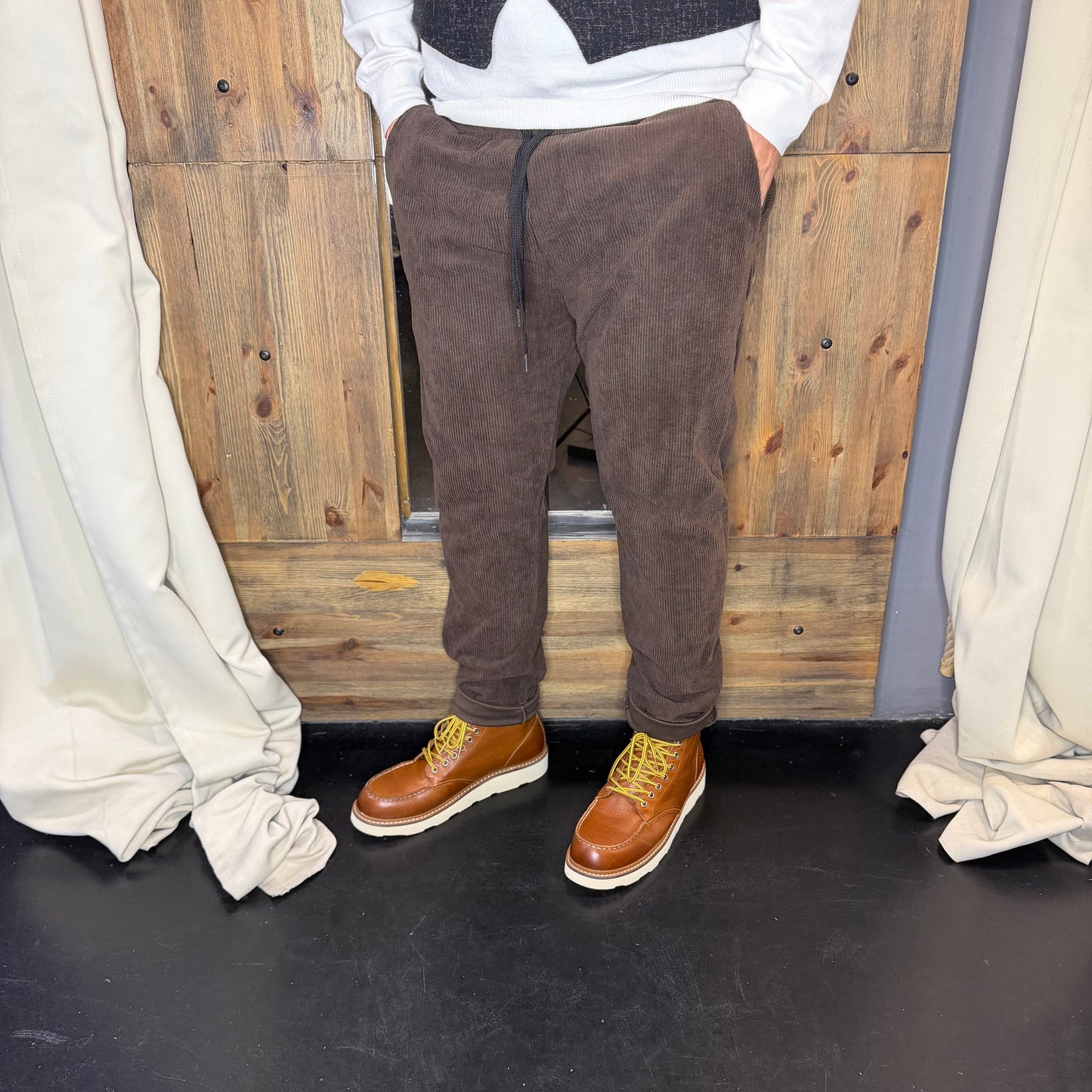 Pantalaccio velluto Londra marrone