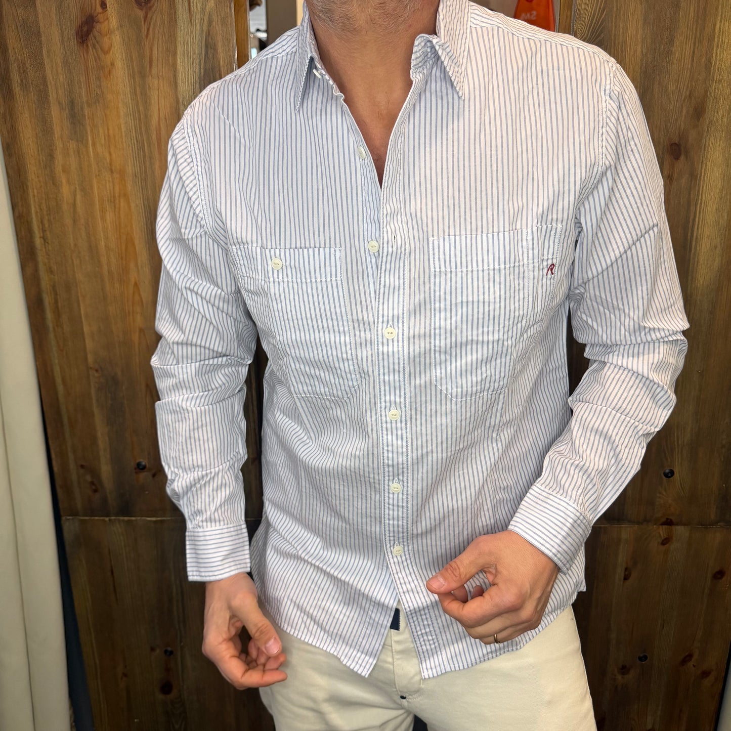 Camicia replay gessata