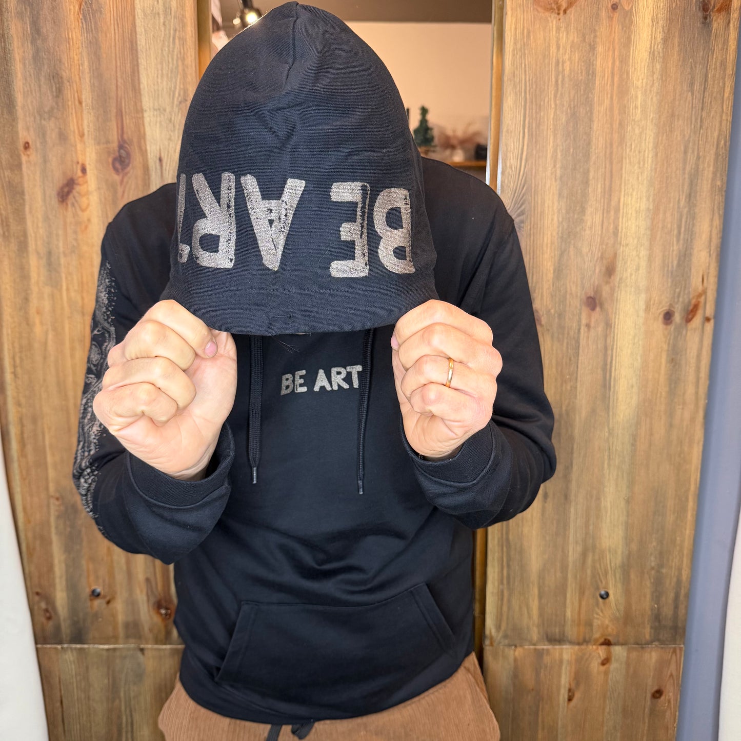 Felpa BEART giglio nera